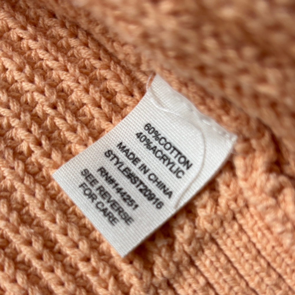 Women's peachy Cardigan Sweater 🍑 From Jessica Simpson. Perfect For Springtime - Picture 4 of 6